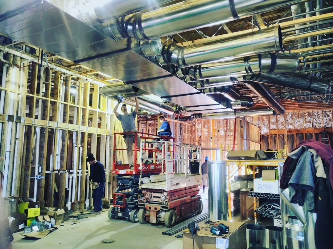 Residential air conditioning ductwork by ClearWater